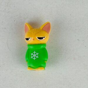 Lost Kitty Kitties Green In Green Cowl Neck Top Pink Ears Cute Pretend Play Toy